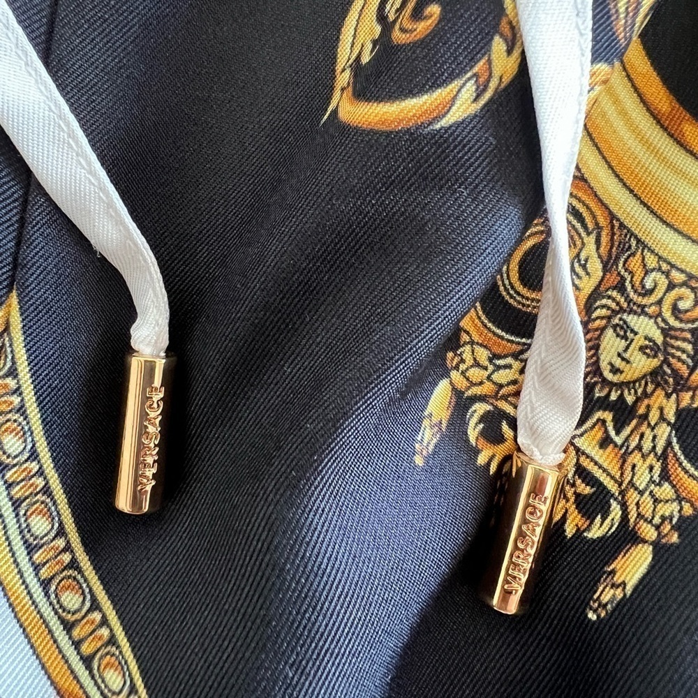 Versace Heritage Print Silk Joggers - Picture 8 of 15
